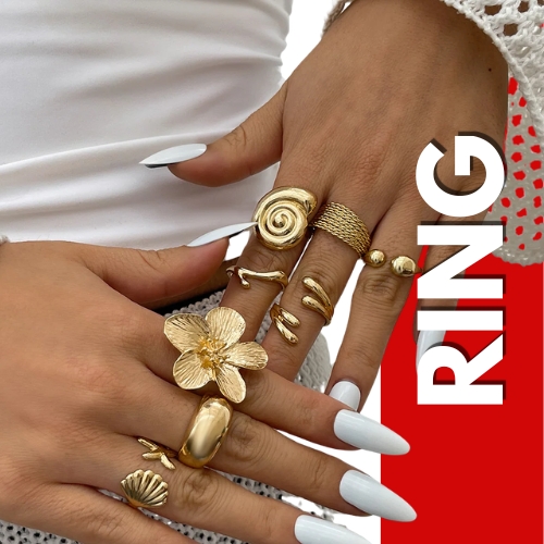 Rose gold rings